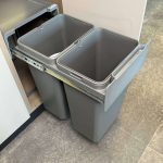 سطل چند منظوره توکار متصل به کف دو سطلی فانتونی مدل Q540