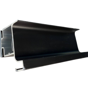 دستگیره پروفیلی L فرم کمدی مشکی پودری طول 2400mm