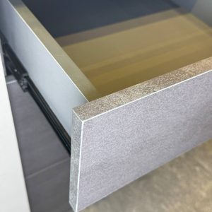 ریل ساچمه ای سه تکه تلسکوپی 45kg با آرامبند مشکی عمق 500mm