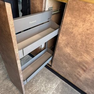 سوپر جا بطری زیر صفحه اسلیم دو طبقه متصل به بدنه یونیت عرض 250mm
