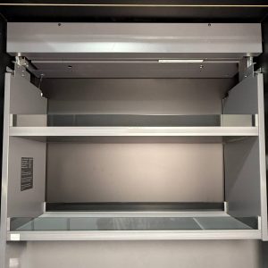 سبد آگیلیس برقی هوایی ریلی آسانسوری  کریستال عرض 900mm