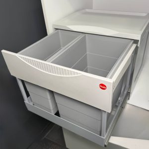 سطل چندمنظوره توکار متصل به کف هایلو(Hailo) کد رامسپار تاندم اس پلاس جهت یونیت600mm کد3644821