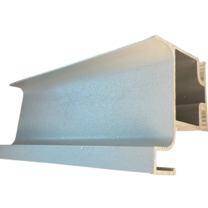 دستگیره پروفیلی L فرم کمدی سفید پودری طول 2400mm
