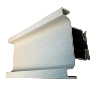 دستگیره پروفیلی U فرم کمدی نوک مدادی پودری طول 2400mm